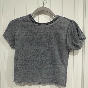 Gray Women's Crop Top
